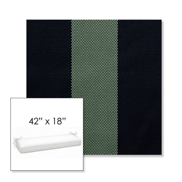 Picture of Rothko Mint Julep | Sunbrella® 42" x 18" Outdoor Bench Cushion