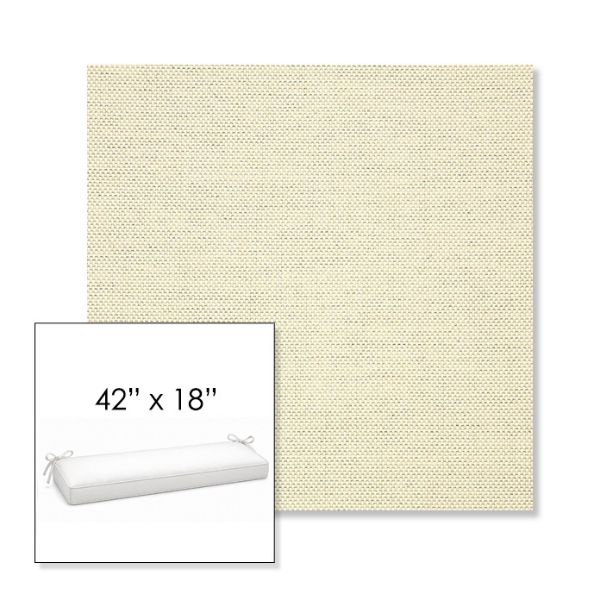 Picture of Sailcloth Sailor | Sunbrella® 42" x 18" Outdoor Bench Cushion