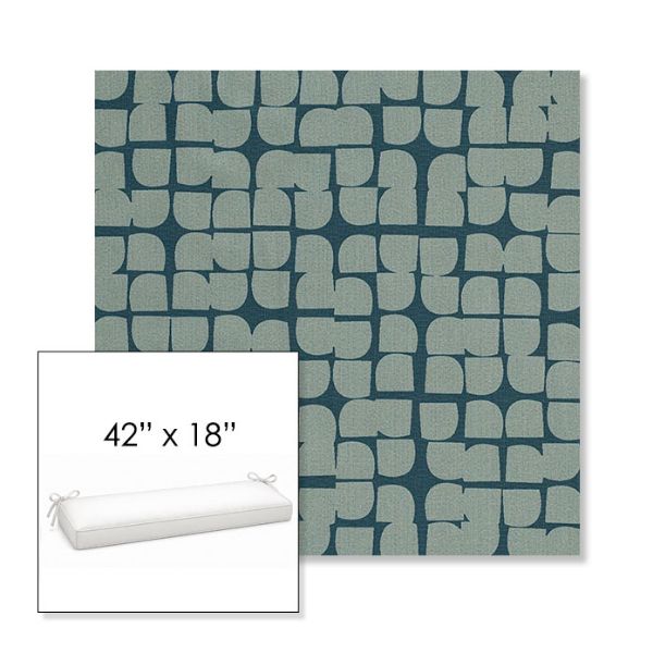 Picture of Toggle Splash | Sunbrella® 42" x 18" Outdoor Bench Cushion