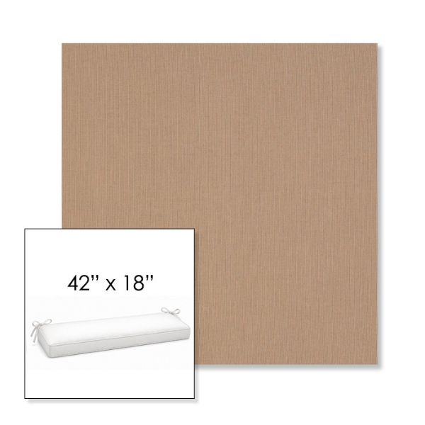 Picture of Tucker Sweet Tea | Sunbrella® 42" x 18" Outdoor Bench Cushion