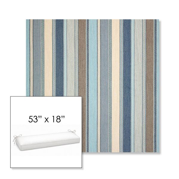 Picture of Ascend Spa | Sunbrella® 53" x 18" Outdoor Bench Cushion