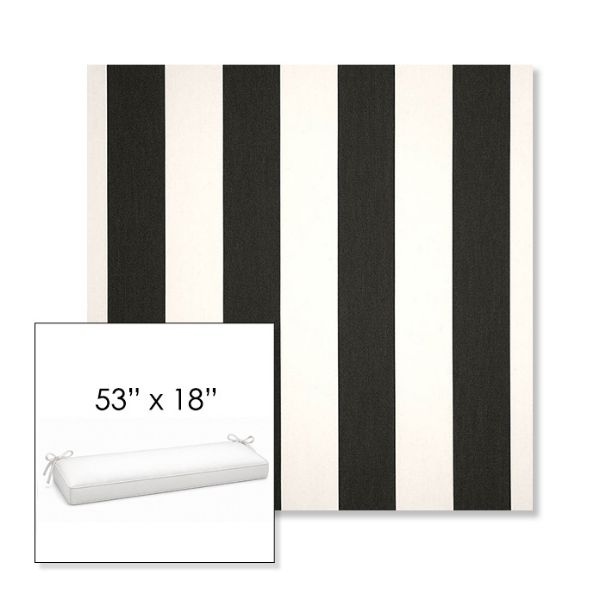 Picture of Cabana Classic | Sunbrella® 53" x 18" Outdoor Bench Cushion