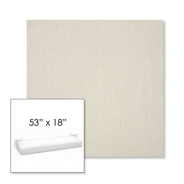 Picture of Canvas Cloud | Sunbrella® 53" x 18" Outdoor Bench Cushion