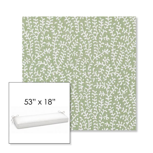 Picture of Eberly Spring | Sunbrella® 53" x 18" Outdoor Bench Cushion