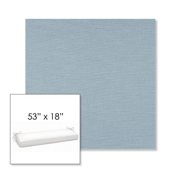 Picture of Exhale Dewdrop | Sunbrella® 53" x 18" Outdoor Bench Cushion