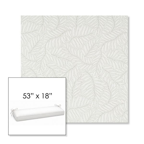 Picture of Lively Sage | Sunbrella® 53" x 18" Outdoor Bench Cushion