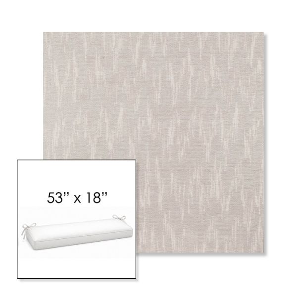 Picture of Mountains Snow | Sunbrella® 53" x 18" Outdoor Bench Cushion