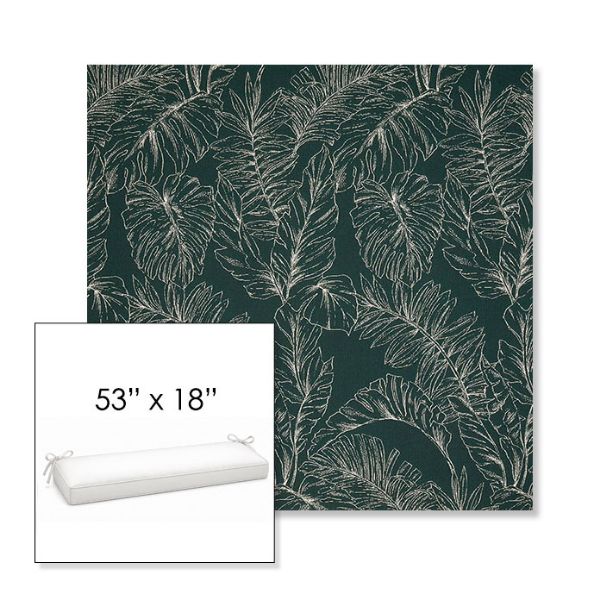 Picture of Palma Canopy | Sunbrella® 53" x 18" Outdoor Bench Cushion