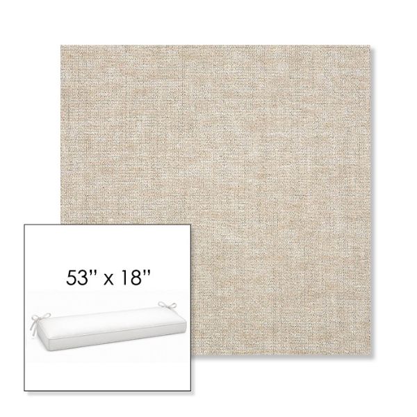 Picture of Platform Cloud | Sunbrella® 53" x 18" Outdoor Bench Cushion