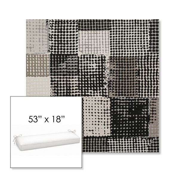 Picture of Pop Film | Sunbrella® 53" x 18" Outdoor Bench Cushion