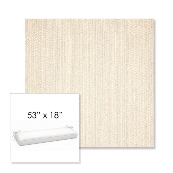 Picture of Posh Linen | Sunbrella® 53" x 18" Outdoor Bench Cushion