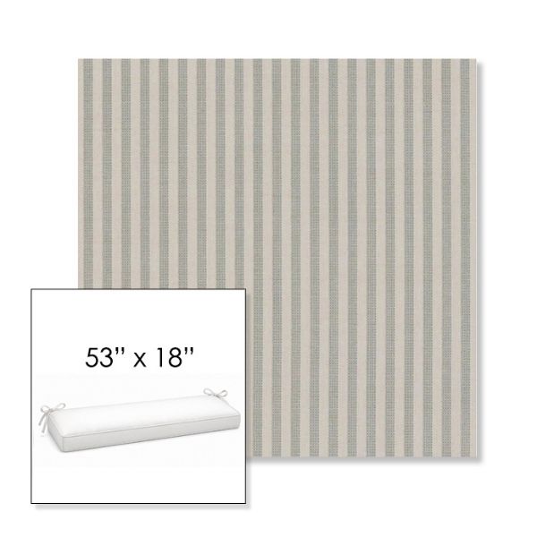 Picture of Refresh Spa | Sunbrella® 53" x 18" Outdoor Bench Cushion