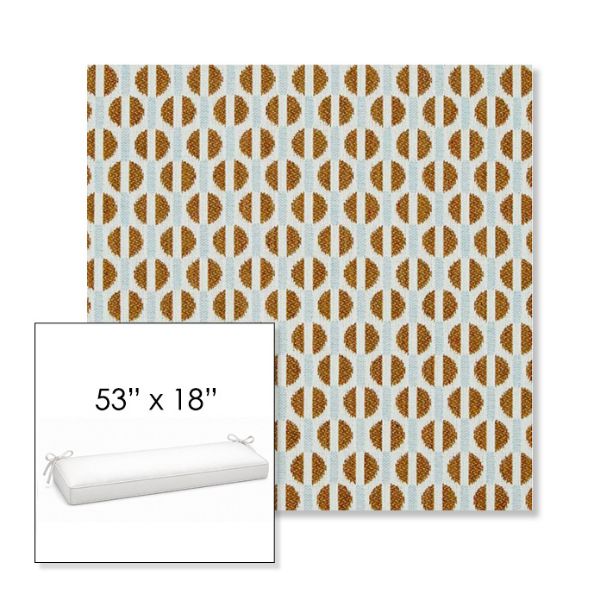 Picture of Reveal Canyon | Sunbrella® 53" x 18" Outdoor Bench Cushion