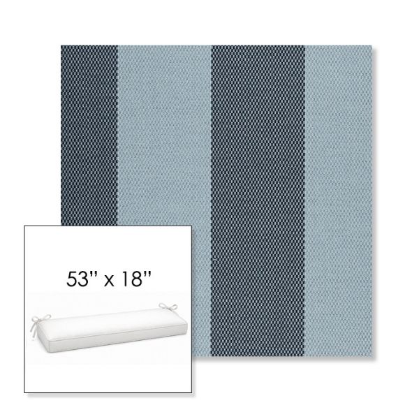 Picture of Rothko Oceanfront | Sunbrella® 53" x 18" Outdoor Bench Cushion