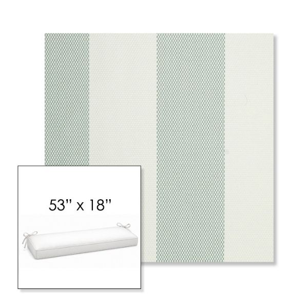 Picture of Rothko Seahorse | Sunbrella® 53" x 18" Outdoor Bench Cushion