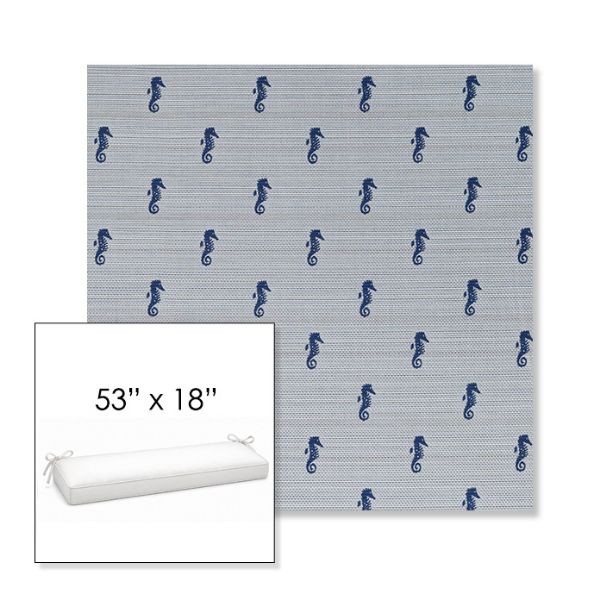 Picture of Schooner Neptune | Sunbrella® 53" x 18" Outdoor Bench Cushion