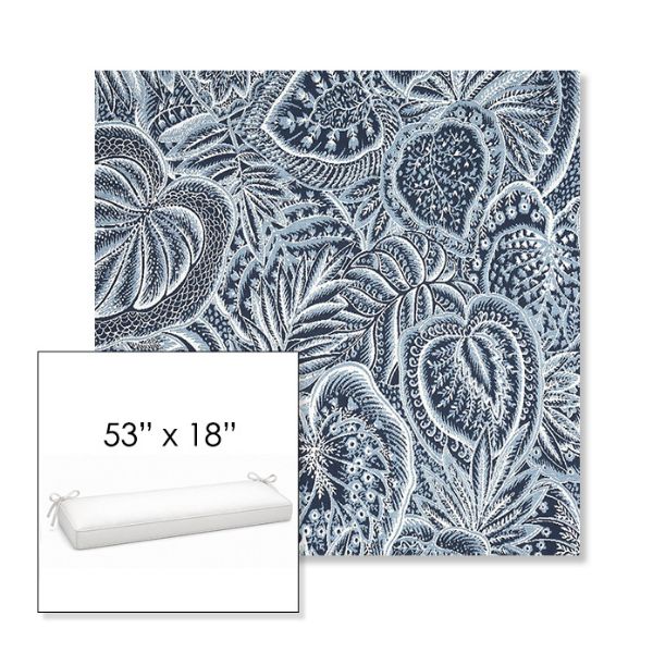 Picture of Sensibility Harbor | Sunbrella® 53" x 18" Outdoor Bench Cushion