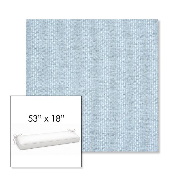 Picture of Solo Ocean | Sunbrella® 53" x 18" Outdoor Bench Cushion