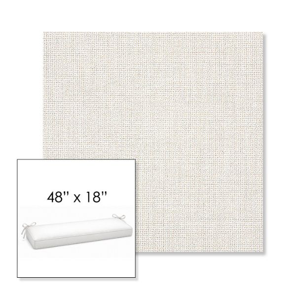 Picture of Bliss Linen | Sunbrella® 48" x 18" Outdoor Bench Cushion