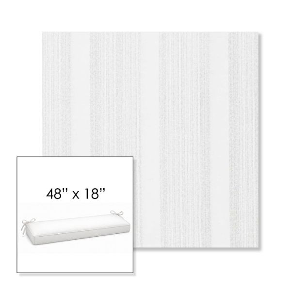 Picture of Compose Linen | Sunbrella® 48" x 18" Outdoor Bench Cushion