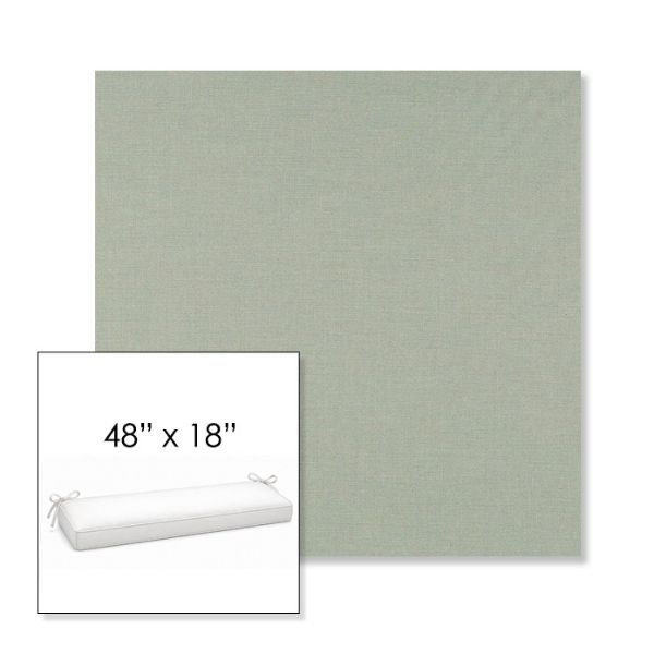 Picture of Exhale Rainwashed | Sunbrella® 48" x 18" Outdoor Bench Cushion