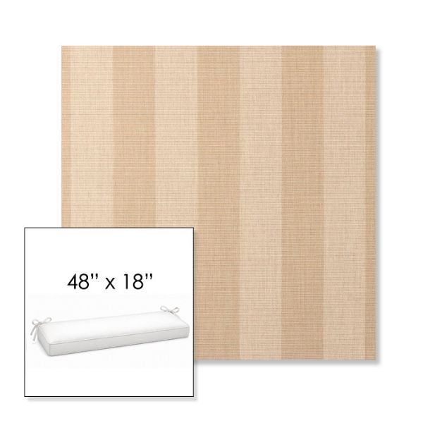 Picture of Expressive Sparrow | Sunbrella® 48" x 18" Outdoor Bench Cushion