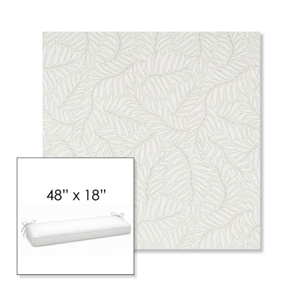 Picture of Lively Sage | Sunbrella® 48" x 18" Outdoor Bench Cushion