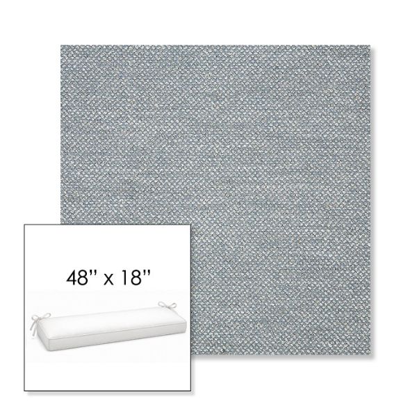 Picture of Nurture Haze | Sunbrella® 48" x 18" Outdoor Bench Cushion