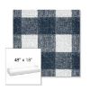 Picture of Preso Indigo | Sunbrella® 48" x 18" Outdoor Bench Cushion