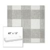 Picture of Preso Pebble | Sunbrella® 48" x 18" Outdoor Bench Cushion