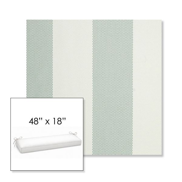 Picture of Rothko Seahorse | Sunbrella® 48" x 18" Outdoor Bench Cushion