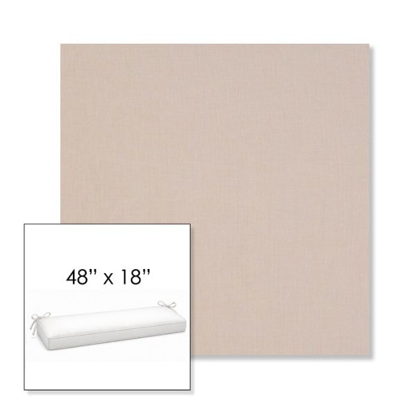 Picture of Tucker Cherry Blossom | Sunbrella® 48" x 18" Outdoor Bench Cushion