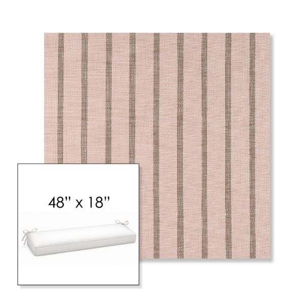 Picture of Unwind Cameo | Sunbrella® 48" x 18" Outdoor Bench Cushion