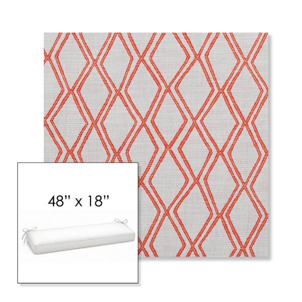 Picture of Voyage Tamale | Sunbrella® 48" x 18" Outdoor Bench Cushion