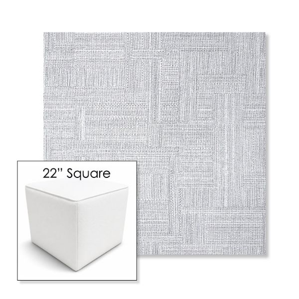 Picture of Boro Elegance | 22" Square Outdoor Pouf or Ottoman | Sunbrella Fabrics