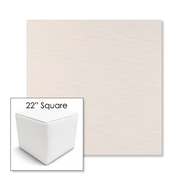 Picture of Exhale Cloud | 22" Square Outdoor Pouf or Ottoman | Sunbrella Fabrics