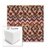 Picture of Inga Gypsy | 22" Square Outdoor Pouf or Ottoman | Sunbrella Fabrics