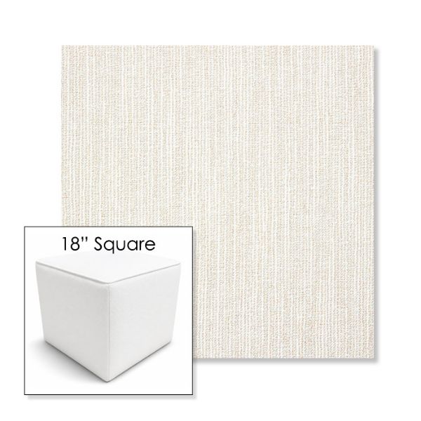 Picture of Adena Canvas | Premium 18" Square Sunbrella® Outdoor Ottoman & Pouf