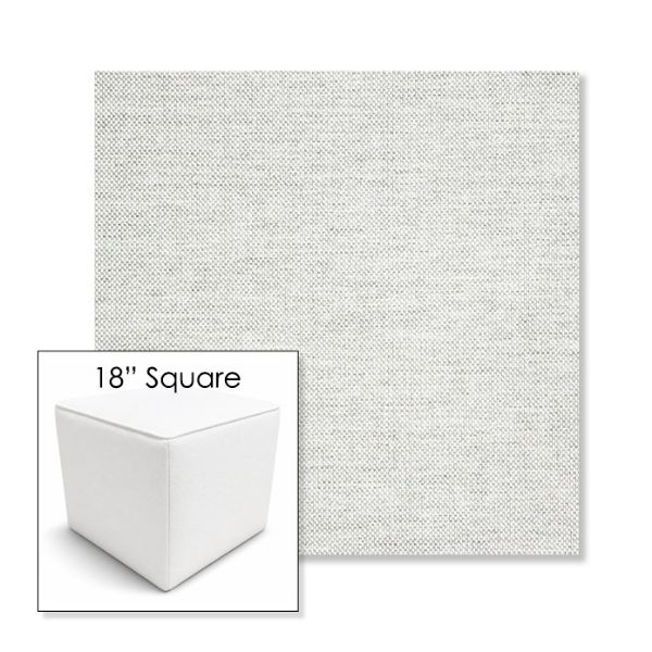 Picture of Idol Cloud | 18" Square Outdoor Pouf or Ottoman | Sunbrella Fabrics
