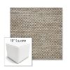 Picture of Litchfield Pebble | 18" Square Outdoor Pouf or Ottoman | Sunbrella Fabrics