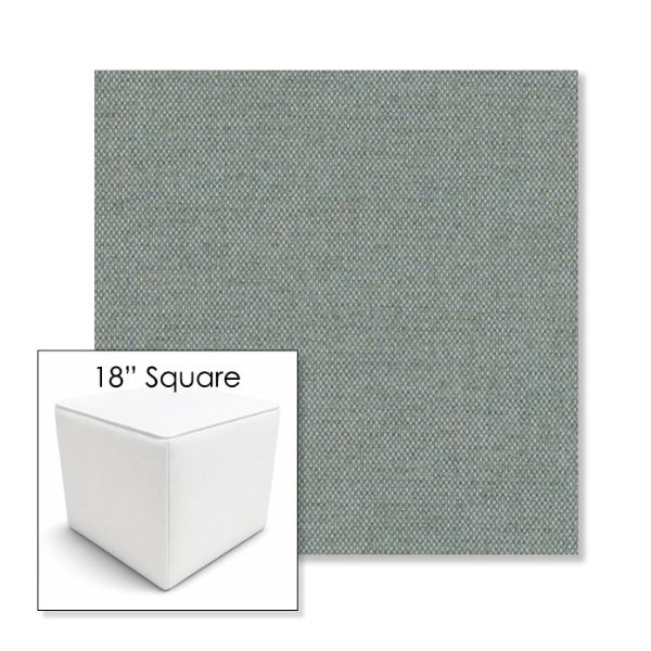 Picture of Nuance Spa | 18" Square Outdoor Pouf or Ottoman | Sunbrella Fabrics