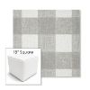 Picture of Preso Pebble | 18" Square Outdoor Pouf or Ottoman | Sunbrella Fabrics