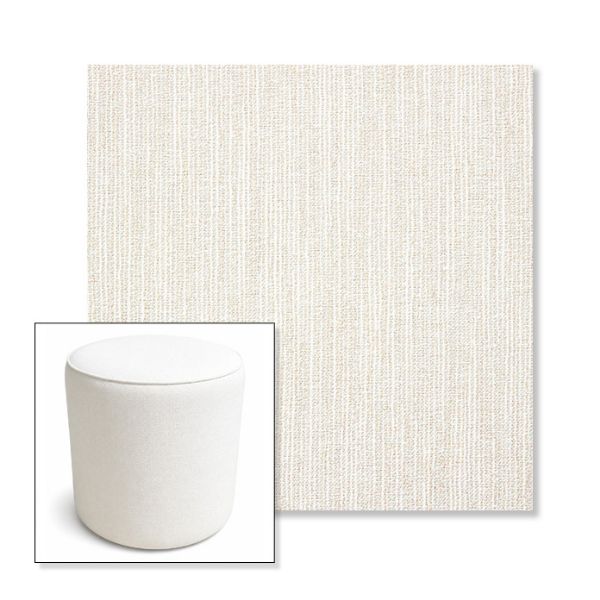 Picture of Adena Canvas | 16" Round x 18" Tall Outdoor Pouf or Ottoman | Sunbrella Fabrics