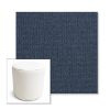 Picture of Blend Indigo | 16" Round x 18" Tall Outdoor Pouf or Ottoman | Sunbrella Fabrics