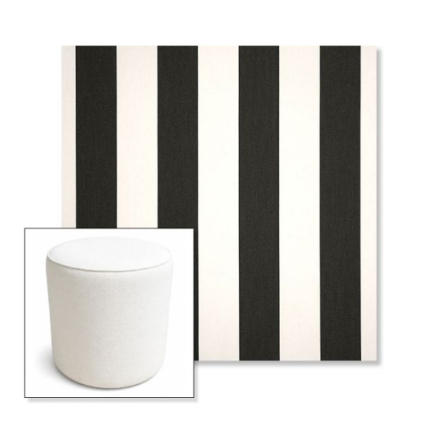 Picture of Cabana Classic | 16" Round x 18" Tall Outdoor Pouf or Ottoman | Sunbrella Fabrics