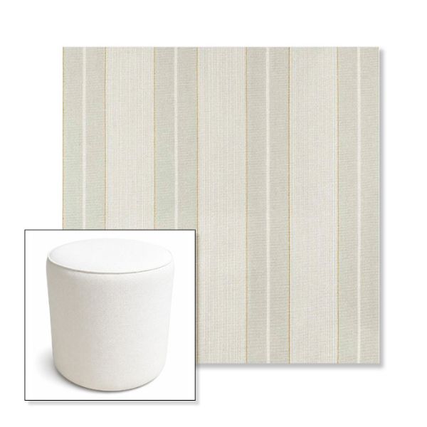 Picture of Carlo Celery | 16" Round x 18" Tall Outdoor Pouf or Ottoman | Sunbrella Fabrics