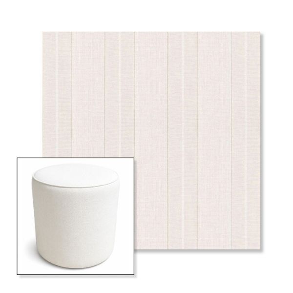 Picture of Carlo Sand | 16" Round x 18" Tall Outdoor Pouf or Ottoman | Sunbrella Fabrics