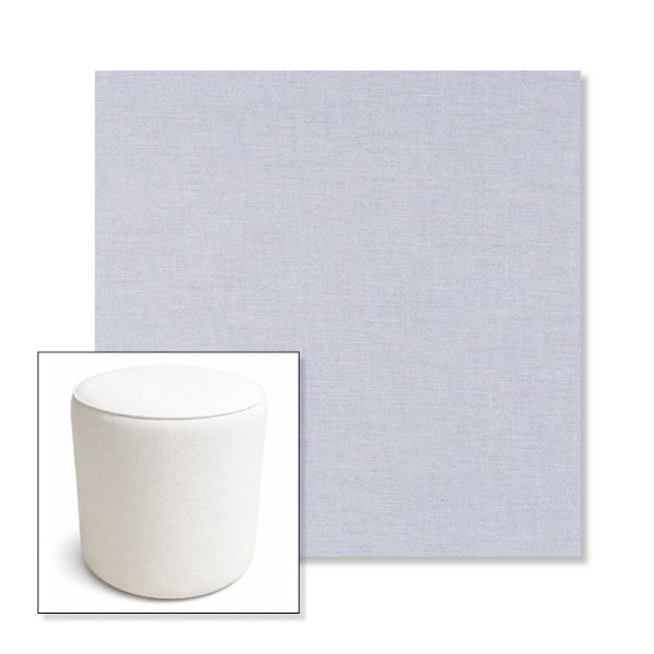 Picture of Exhale Sky | 16" Round x 18" Tall Outdoor Pouf or Ottoman | Sunbrella Fabrics