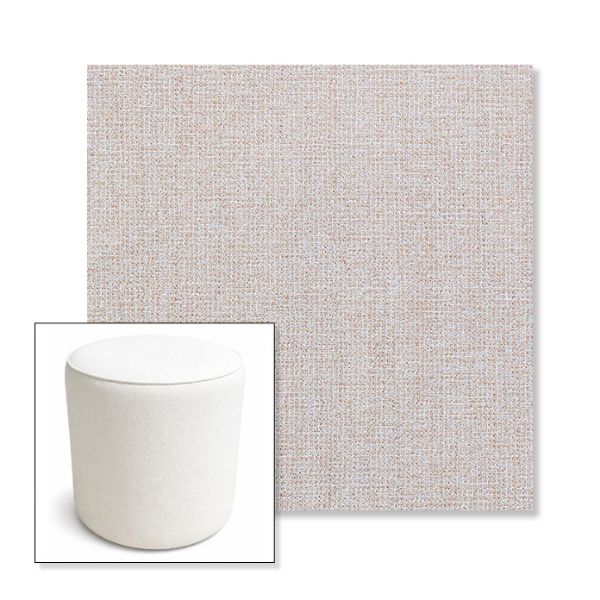 Picture of Kismet Flax | 16" Round x 18" Tall Outdoor Pouf or Ottoman | Sunbrella Fabrics