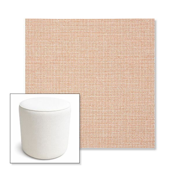 Picture of Kudos Cameo | 16" Round x 18" Tall Outdoor Pouf or Ottoman | Sunbrella Fabrics